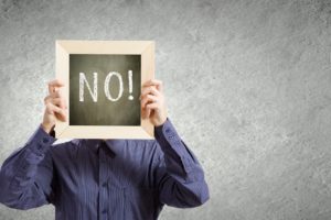 saying no in business
